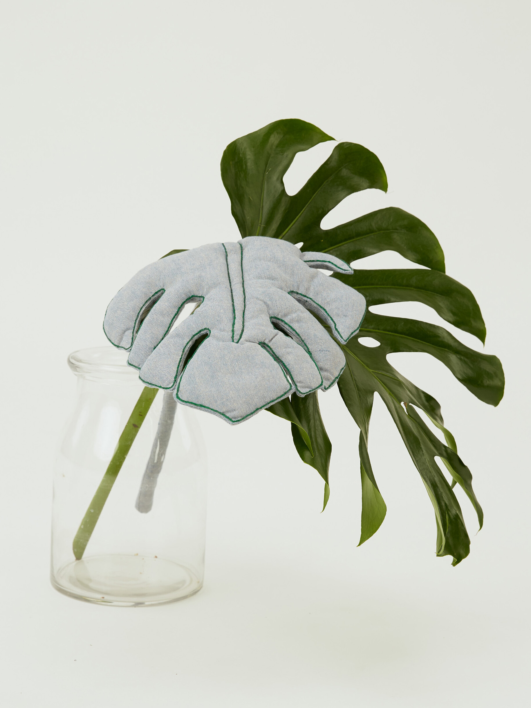 Stoff-Monstera