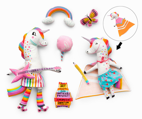 Magical Rainbow Unicorn Dolls Pattern – Knuffels/Speelgoed