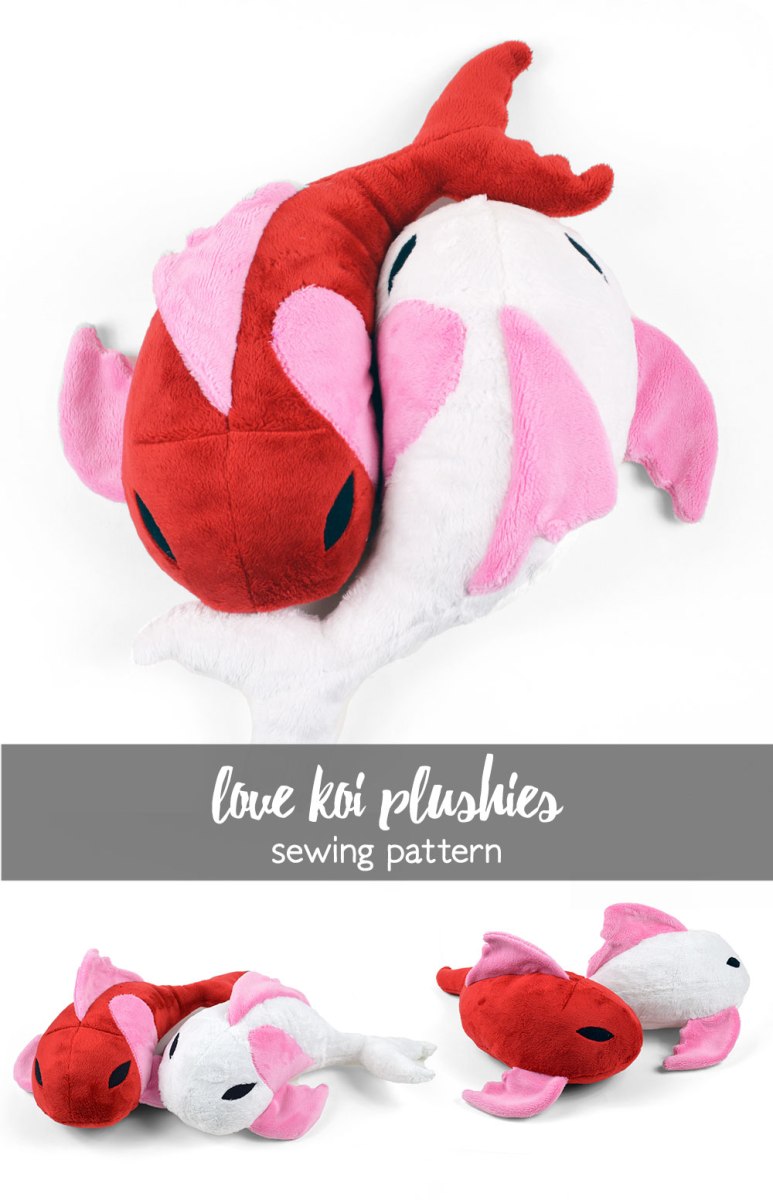 Gratis patroon vrijdag! Love Koi Plushies