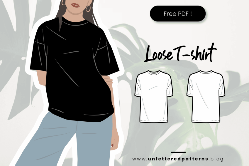Los T-shirt – Gratis patroon downloaden PDF #UP1014 – Ongebonden patronen