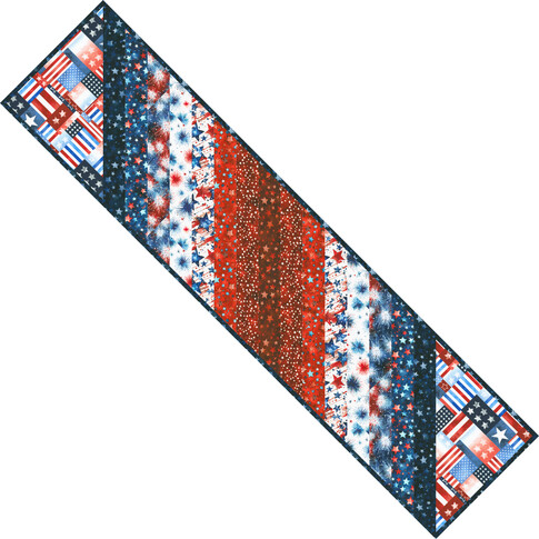 Slanted Stripes Runner Pattern