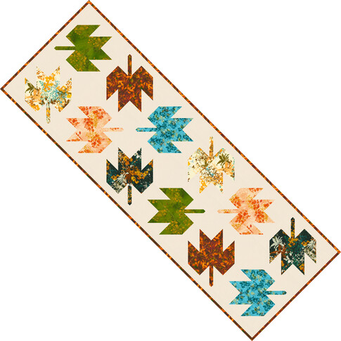 Autumn Falls Runner Pattern