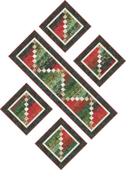 Holiday Moments Runner and Placemats Pattern