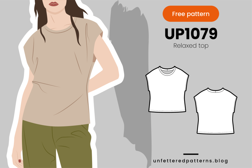 Relaxte top met korte dolman mouwen – Tops & Blouses