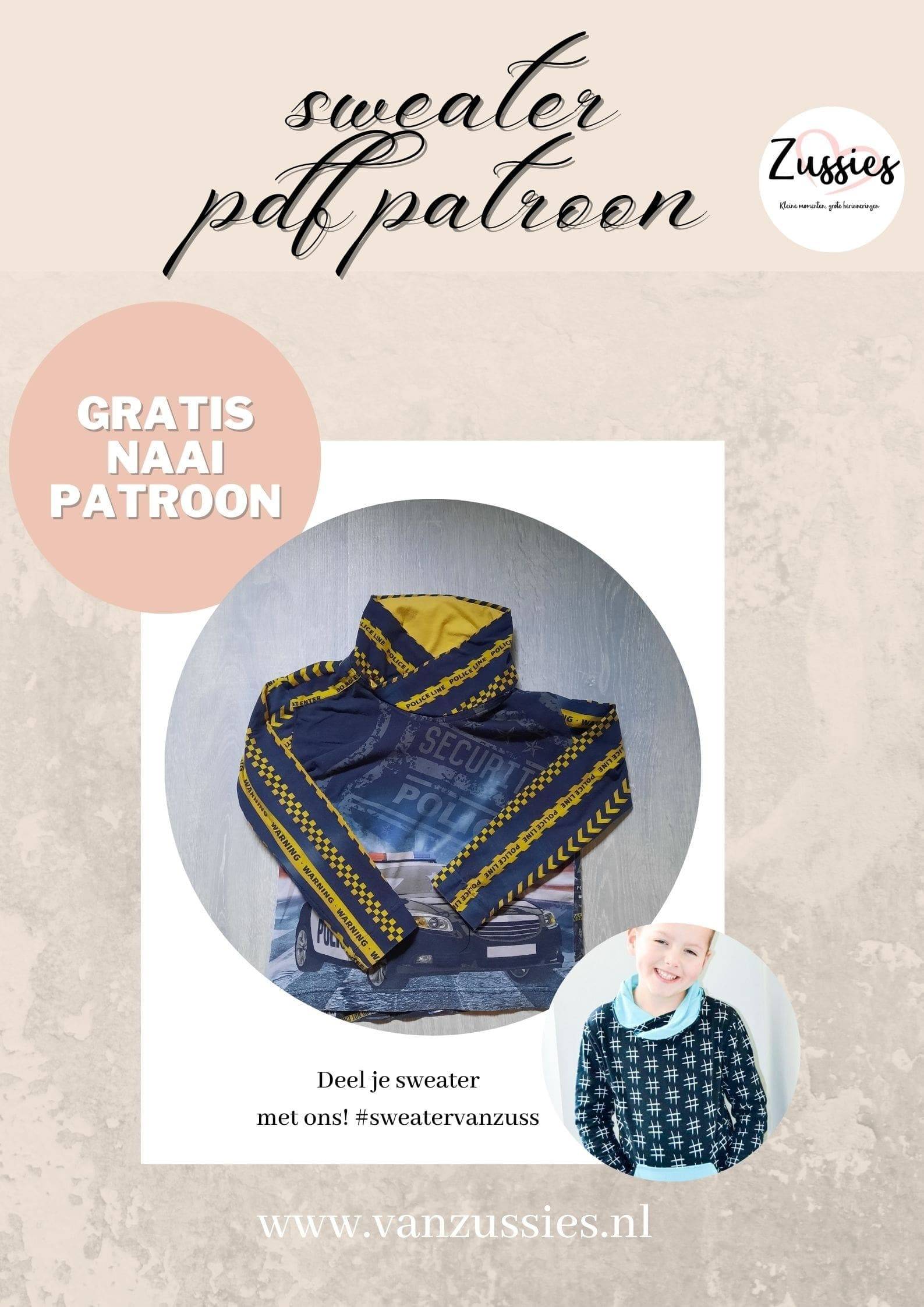 Trui naaien en op zoek naar een patroon? Download gratis!