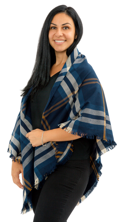 Frayed Edge Blanket Pattern