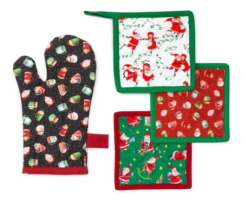 Pot Holder and Oven Mitt Set Pattern