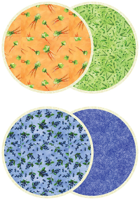 Round Reversible Placemats Pattern Coming soon / April, 2026