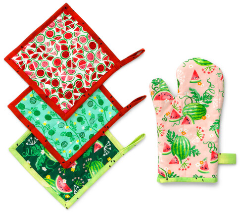 Pot Holder and Oven Mitt Set Pattern