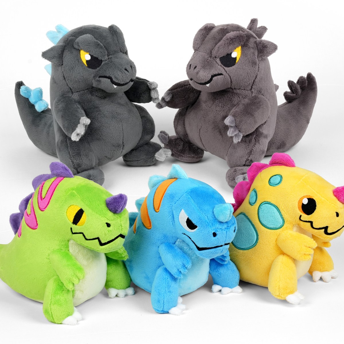 Nieuwe gratis & winkelpatronen! Godzilla & Chonky T-rex pluche!