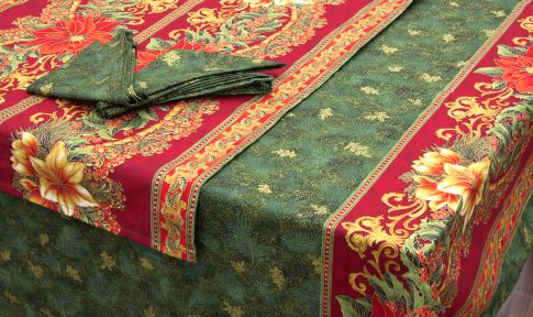 Tablecloth, Runner and Napkins Pattern