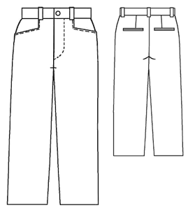 #6062 Grijze broek