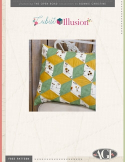 Cubist Illusion Pillow