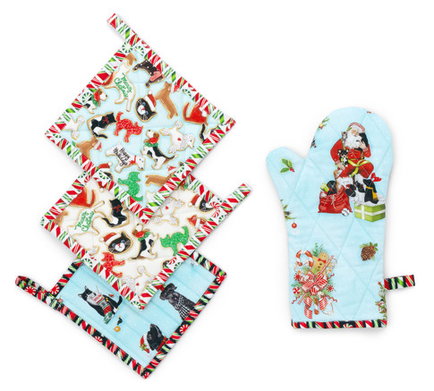 Pot Holder and Oven Mitt Set Pattern
