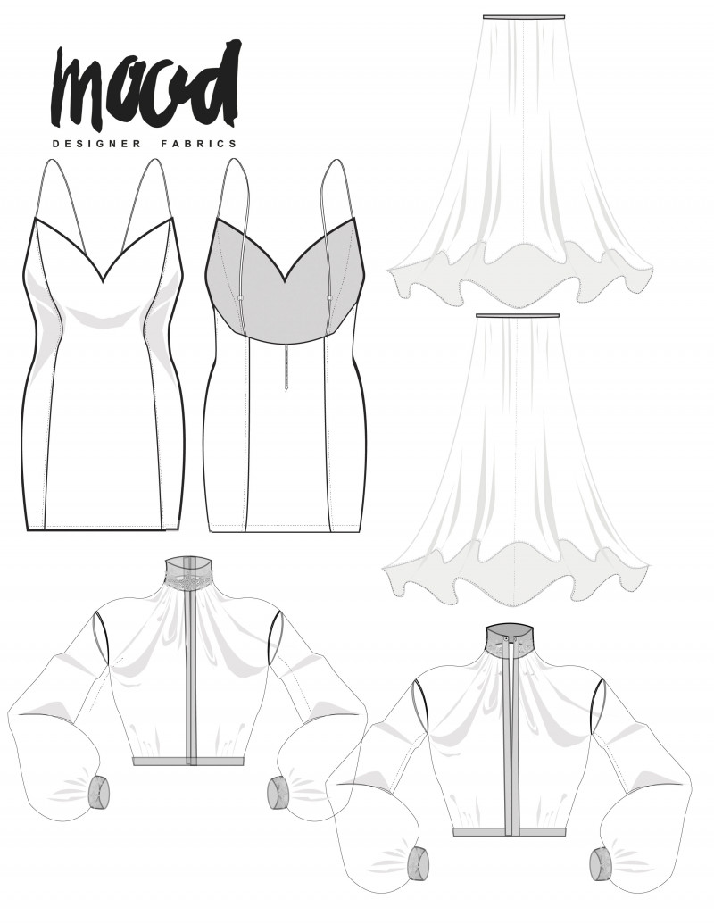 MDF111 – The Hydrangea Gown