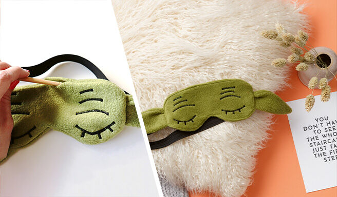 Yoda slaapmasker naaien