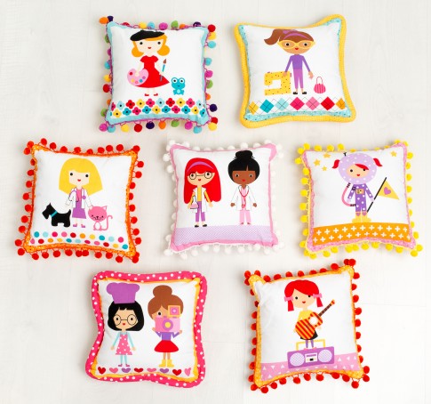 Pom Pom Pillows Pattern