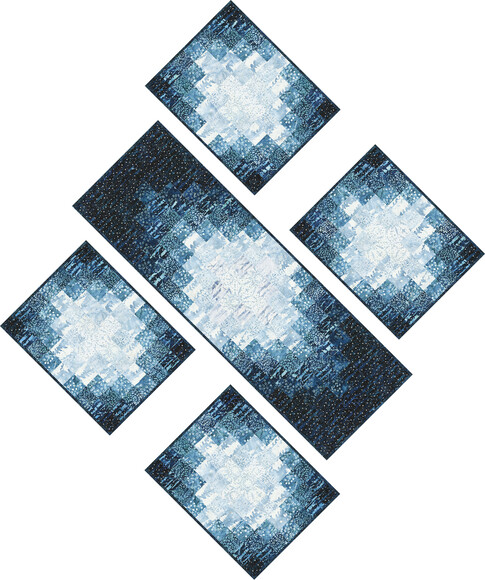 Emanating Light Runner and Placemats Pattern