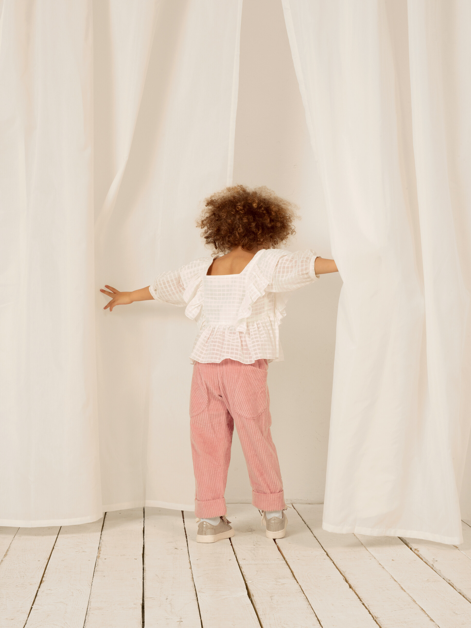 Rosa Cordhose für Kinder