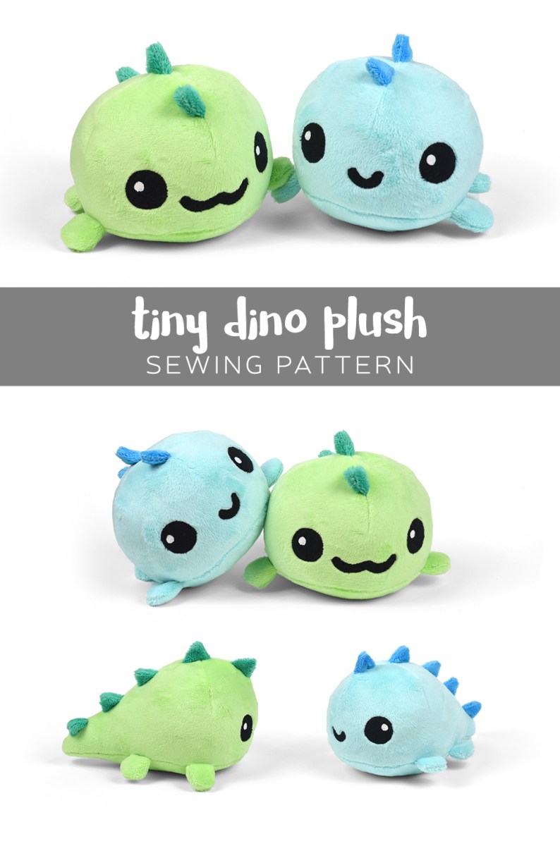 Gratis patroon vrijdag! Tiny Dino Pluche