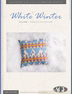 Wit winterkussen – Home Decor