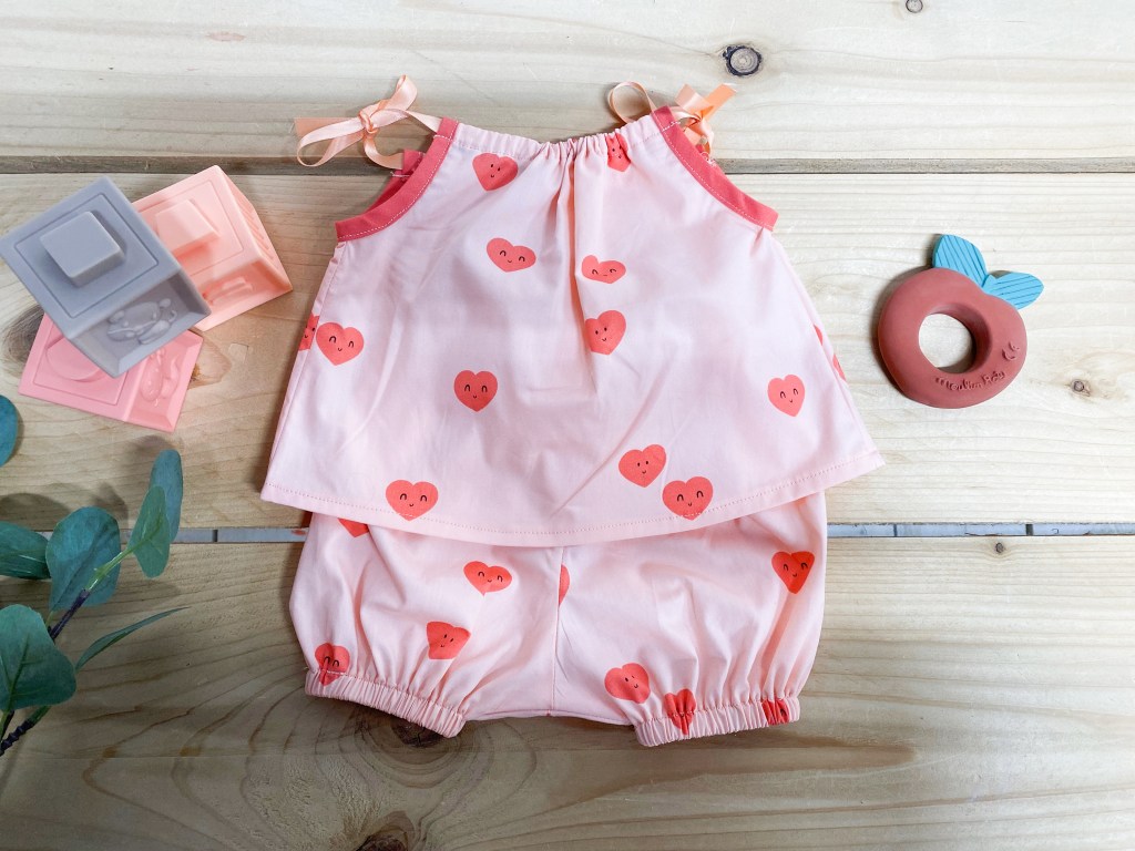 Babyshorty en topje set