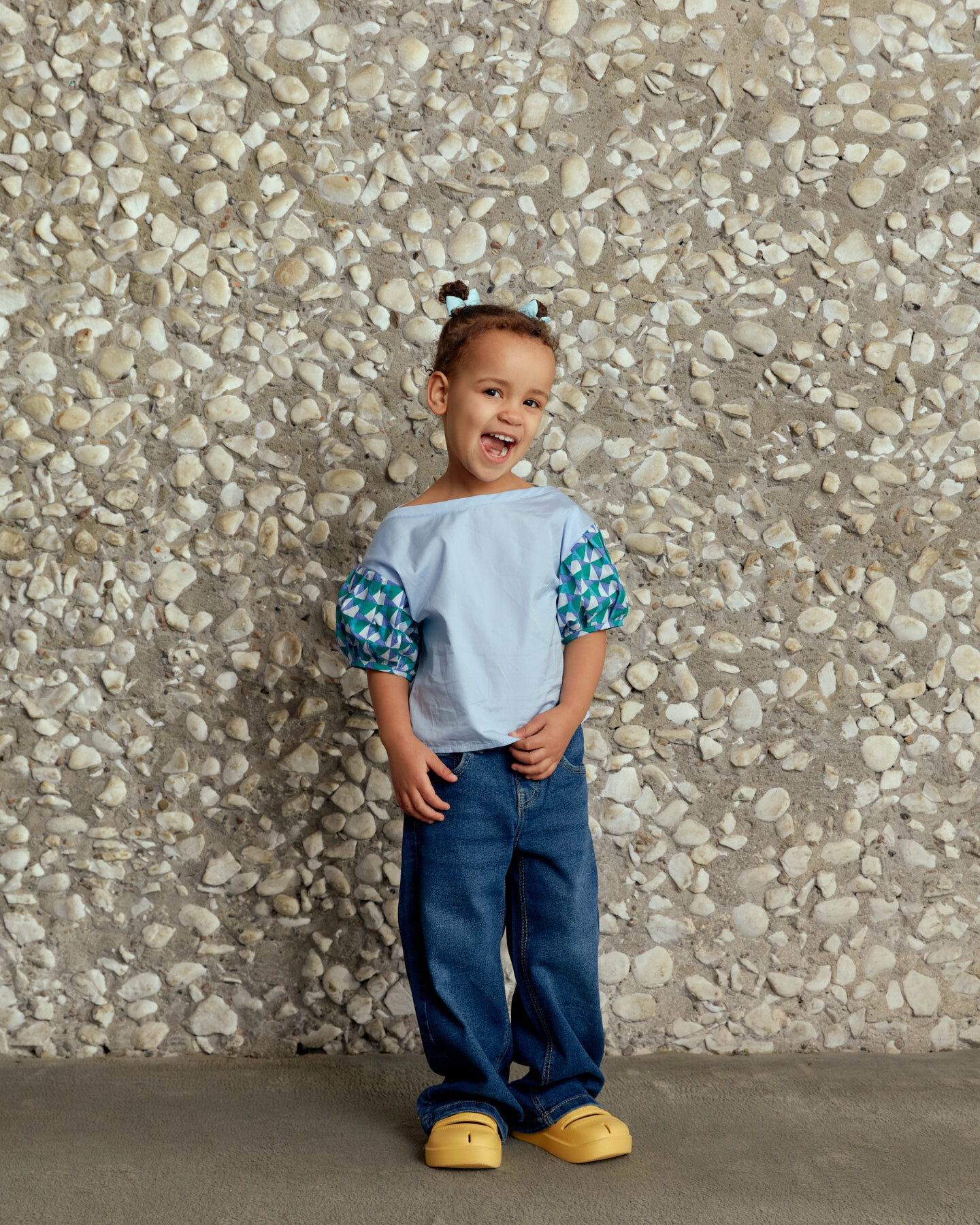 Kinderbluse Indigo