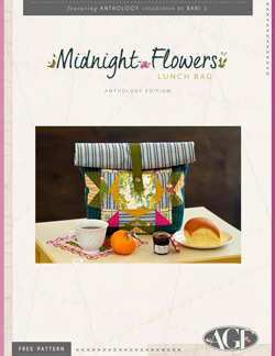 Midnight Flower Lunchbag