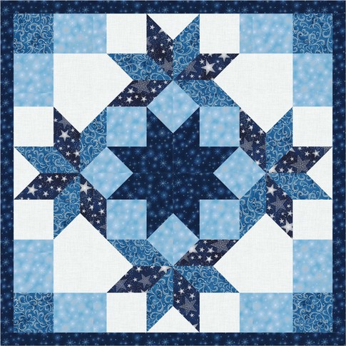 Winter's Granduer Mini Quilt 1 Pattern