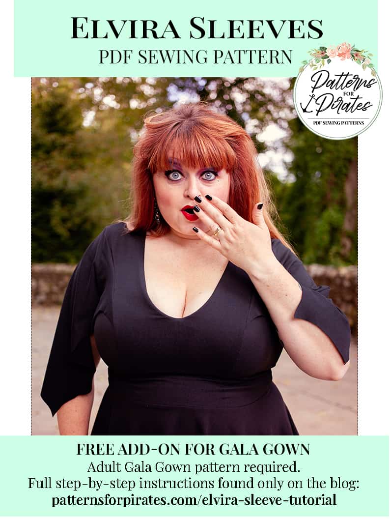 Elvira Sleeve-Gala Gown Add On