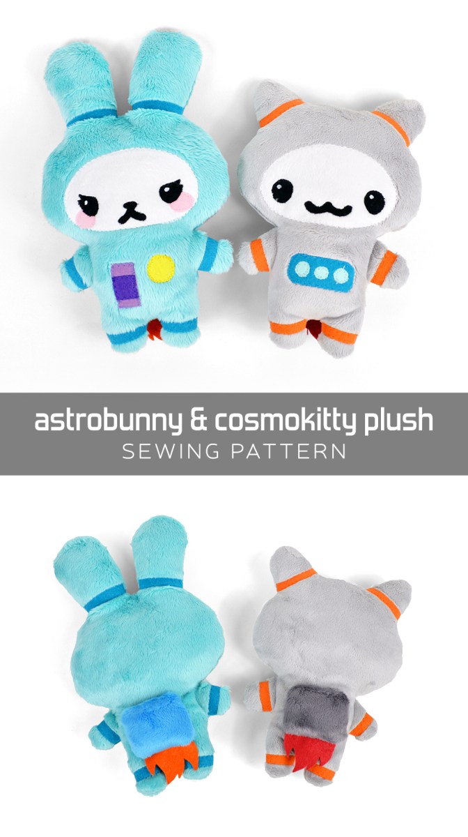 Gratis patroon vrijdag! Astrobunny Pluche