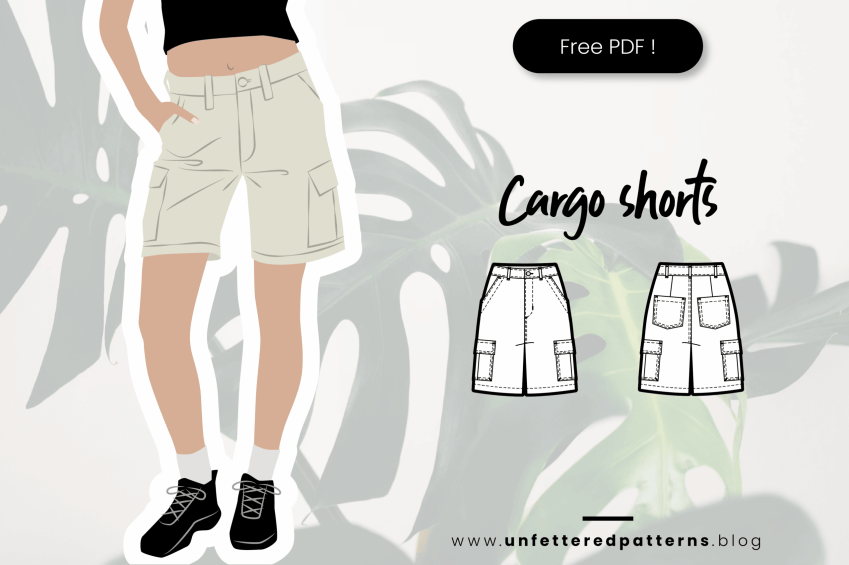 Cargoshort – Gratis patroon downloaden PDF #UP1066 – Ongebonden patronen