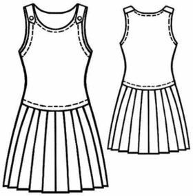 Mouwloze jurk