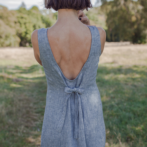 Val Backless maxi-jurk