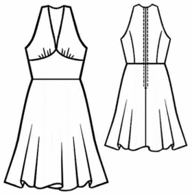 #5147 Kleur jurk