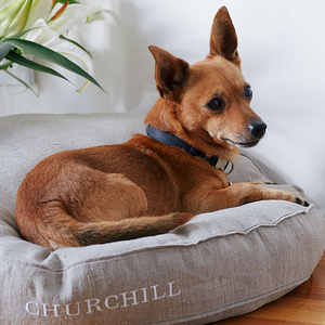 Churchill linnen hondenbed – Home Decor