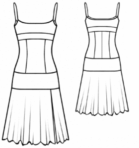 Mouwloze jurk