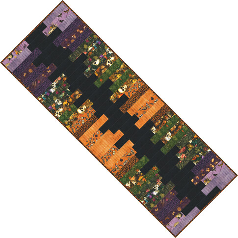 Stacked Strips Runner Pattern