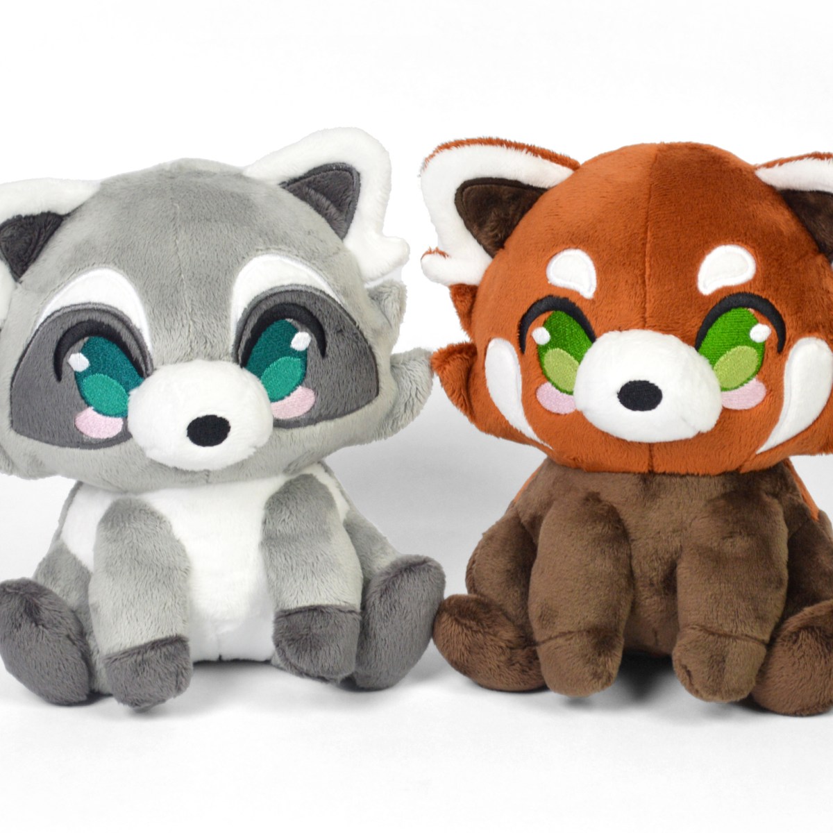 Gratis patroon vrijdag! Raccoon & Red Panda Pluche