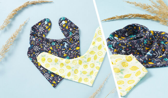 Babyhalsdoek naaien – Babykleding