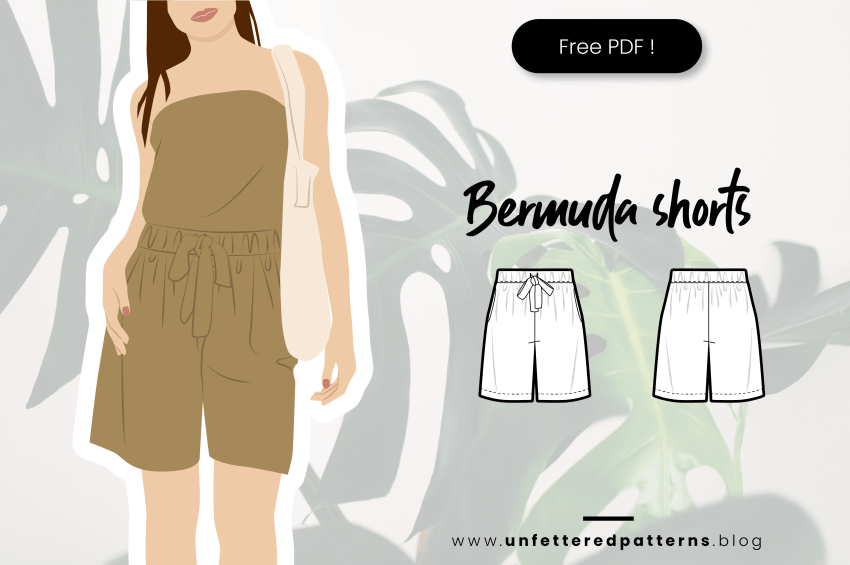 Bermuda short – Gratis patroon downloaden PDF #UP1055 – Unfettered Patterns