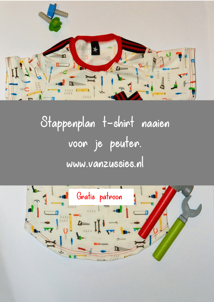DIY-Gratis naaipatroon T-shirt Studio! Nu te downloaden!