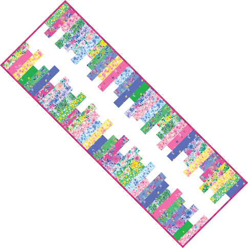 Stacked Strips Runner Pattern