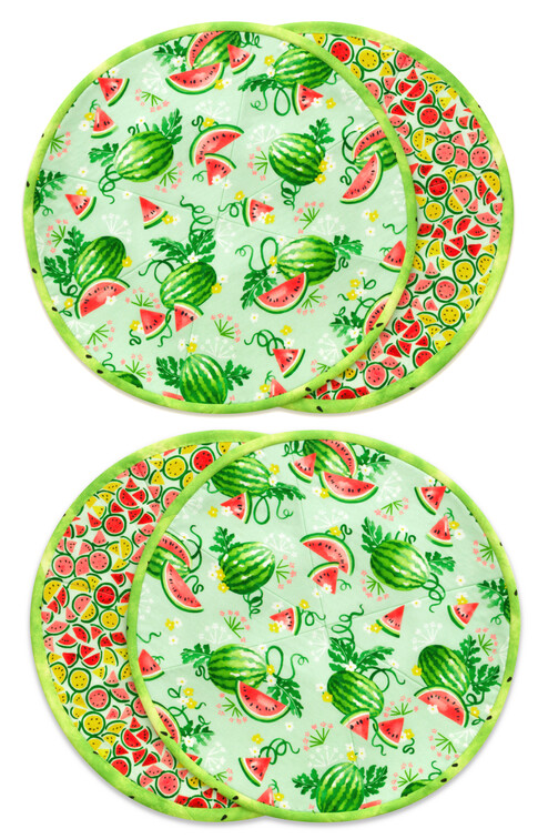 Round Reversible Placemats Pattern