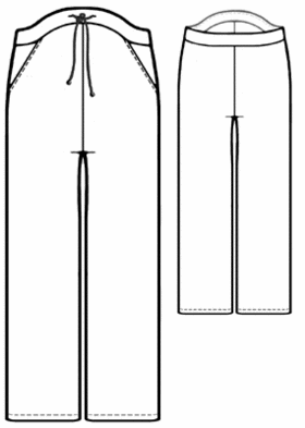 #5608 Broek met trekkoord