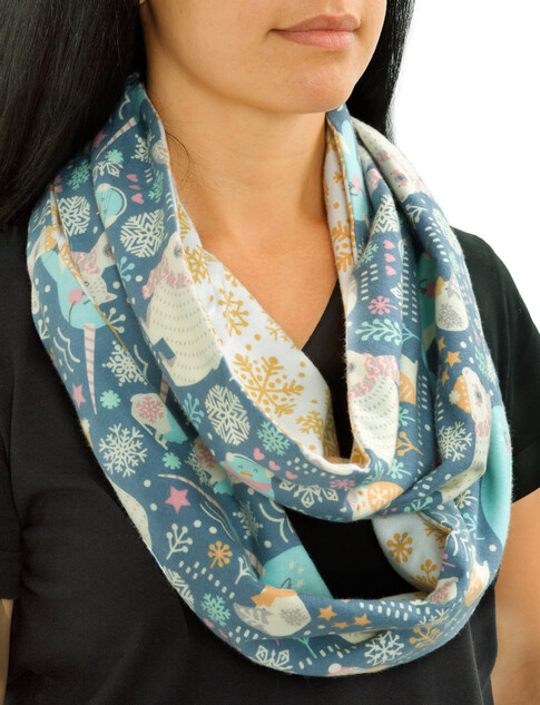 Reversible Infinity Scarf Pattern