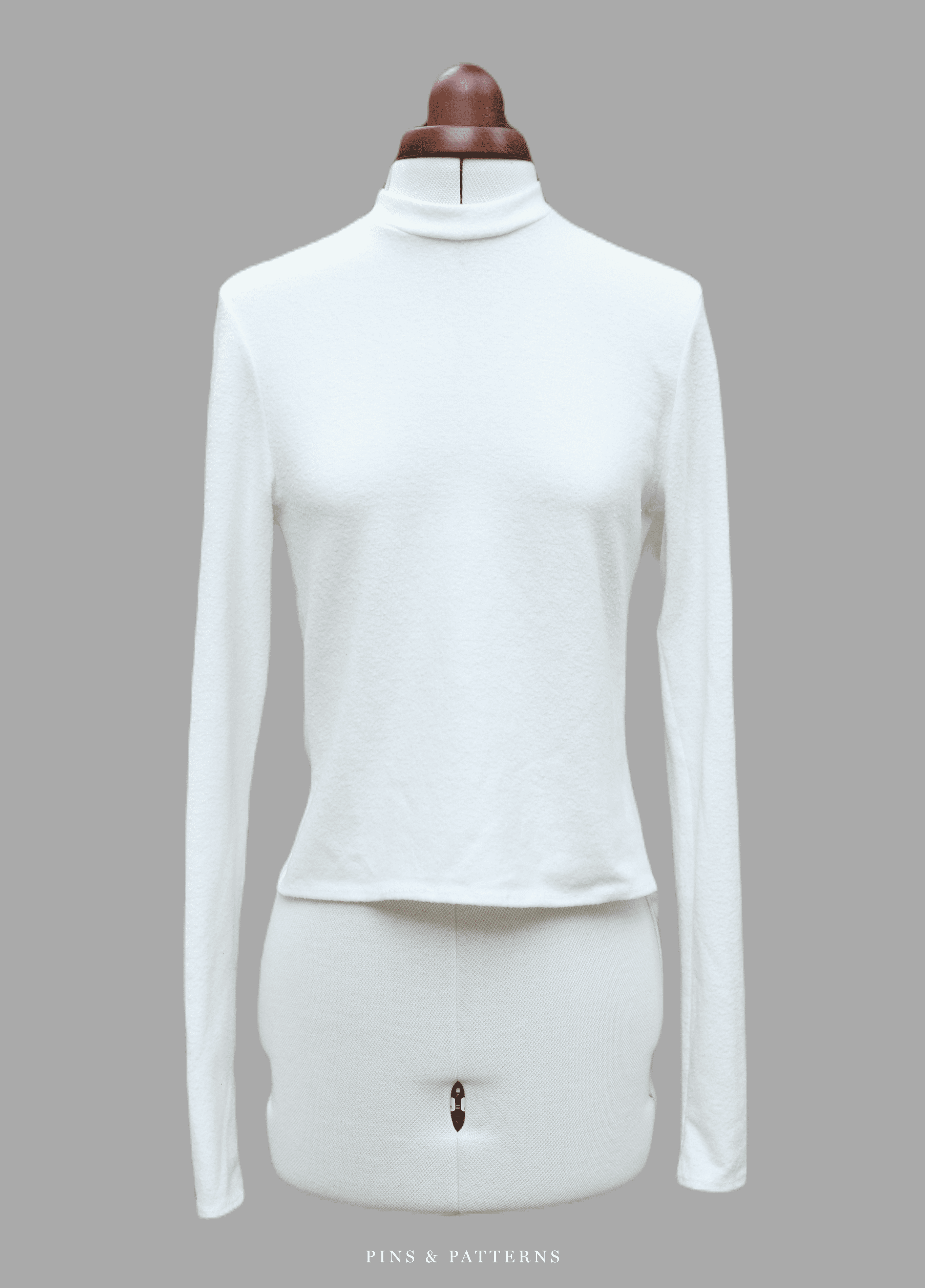 Shirt met lange mouwen en ronde hals