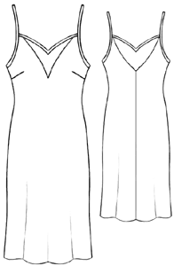 Gele jurk