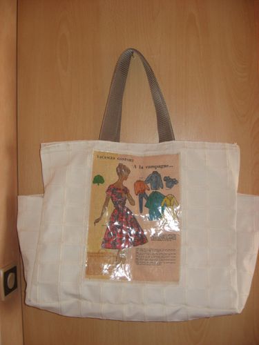"Grandmother market tote" tas