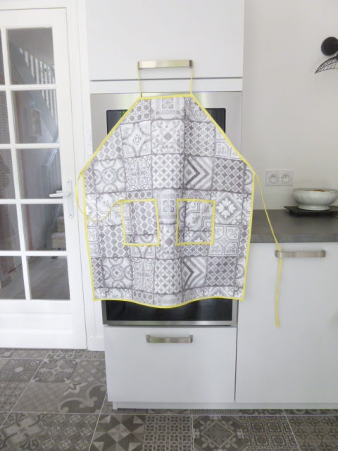 Tablier de cuisine en toile cirée